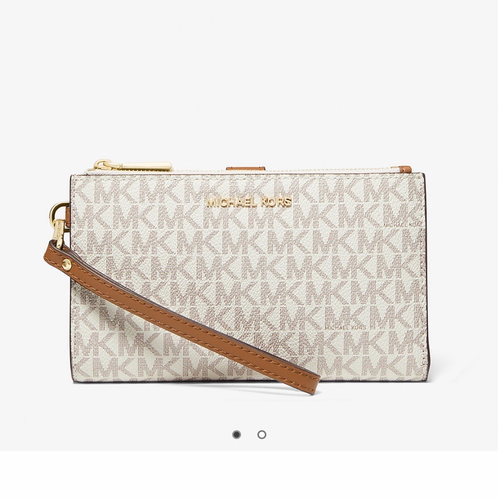 Michael Kors Jet set double zip wallet